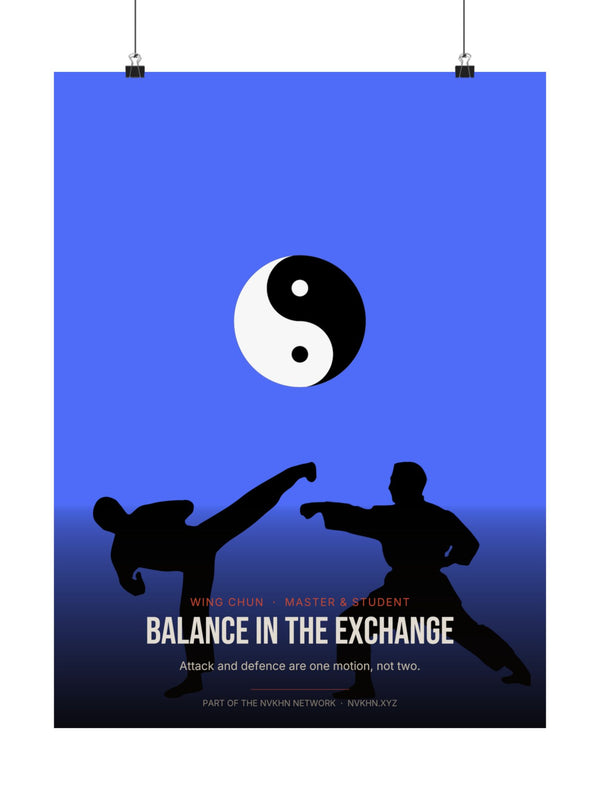Master & Student Poster — Balance in the Exchange