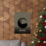 Master & Student Poster — Empty the Cup