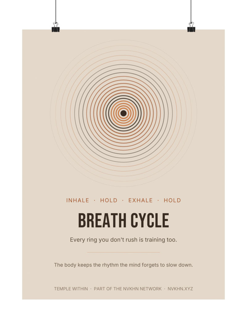 Temple Within Poster — Breath Cycle