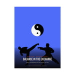 Master & Student Poster — Balance in the Exchange