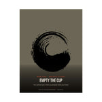 Master & Student Poster — Empty the Cup