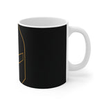 Crypto Knight Mug — Helmet & Arrow