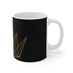 Crypto Knight Mug — Gold Candlestick Crown