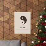 Master & Student Poster — Still Mind, Stillness in Motion