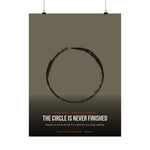 Master & Student Poster — The Circle Is Never Finished