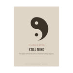 Master & Student Poster — Still Mind, Stillness in Motion
