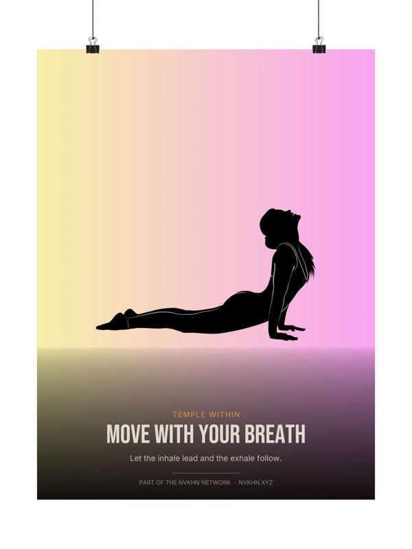 Temple Within Poster — Move With Your Breath