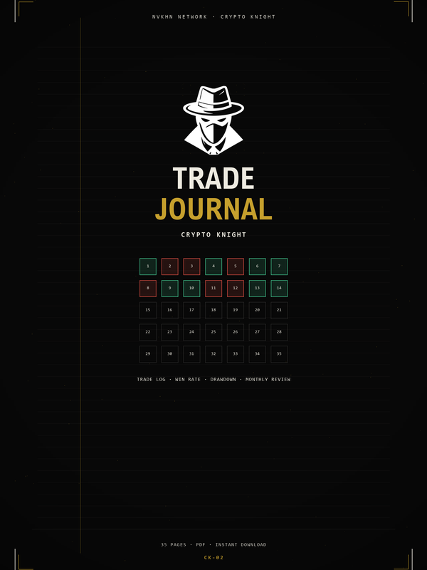 Crypto Knight Trade Journal cover