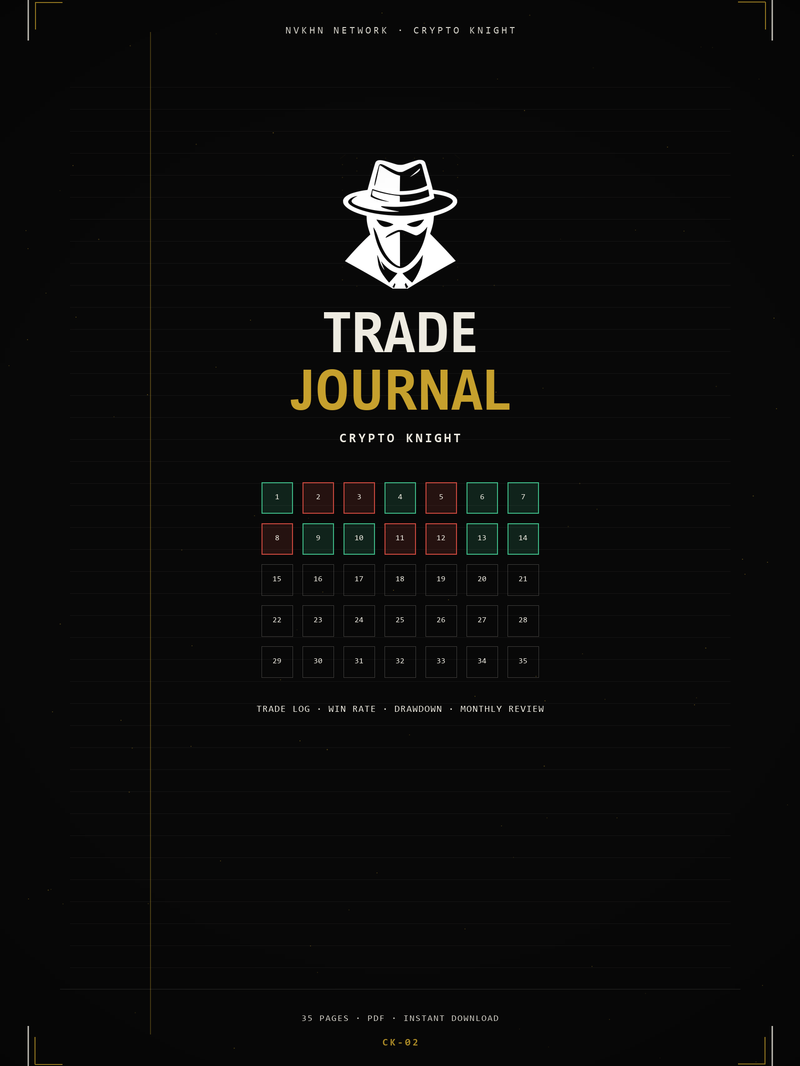 Crypto Knight Trade Journal cover