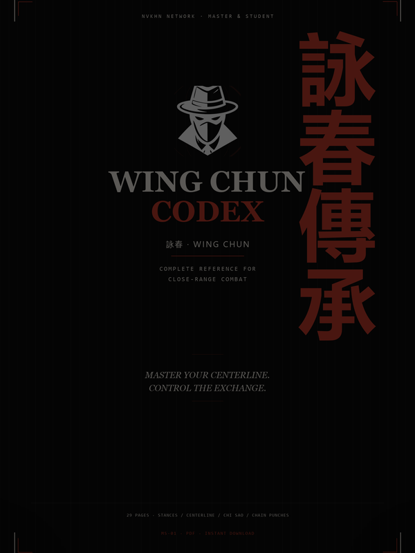Master & Student Wing Chun Codex cover