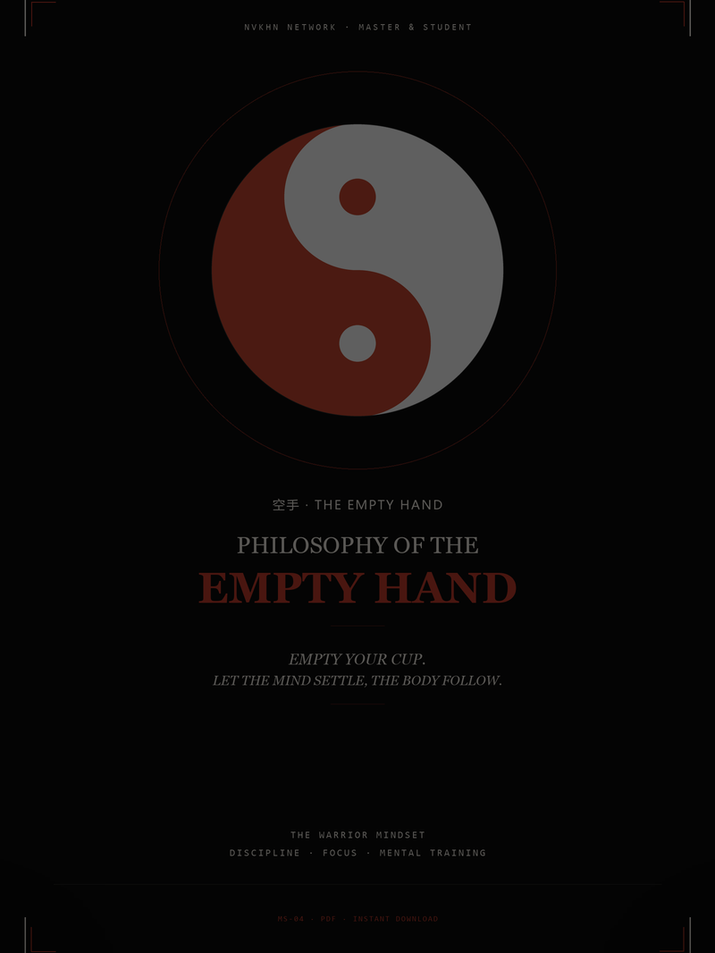 Master & Student Philosophy of the Empty Hand cover