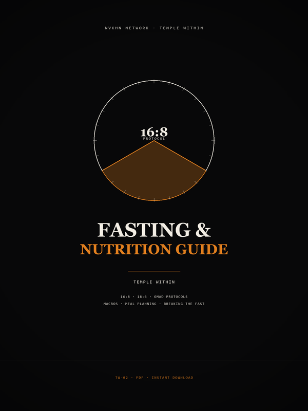 Temple Within: Fasting & Nutrition Guide cover
