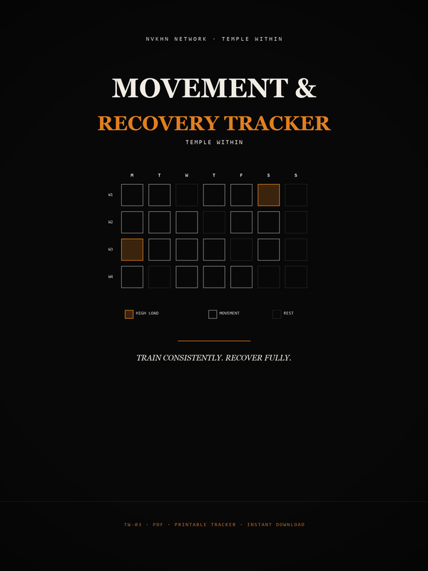 Temple Within: Movement & Recovery Tracker cover