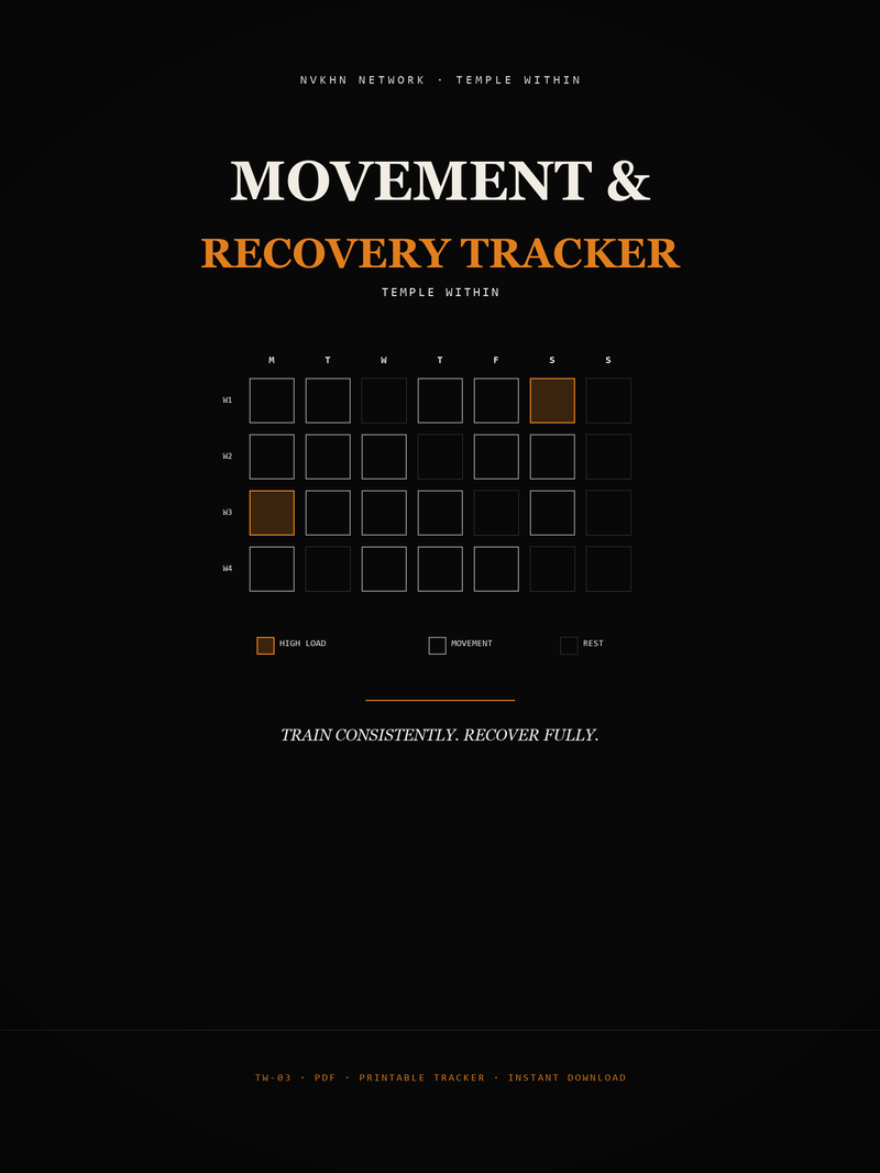 Temple Within: Movement & Recovery Tracker cover