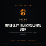 Temple Within: Mindful Patterns Coloring Book