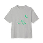 NVKHN Boxy Tee - The Disciple Crescent - Athletic Heather - Front