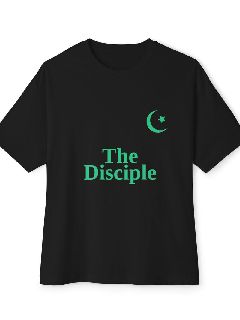 NVKHN Boxy Tee - The Disciple Crescent - Black - Front
