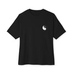 NVKHN Boxy Tee - Yin Yang Mark - Black - Front