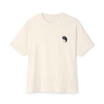 NVKHN Boxy Tee - Yin Yang Mark - Natural - Front